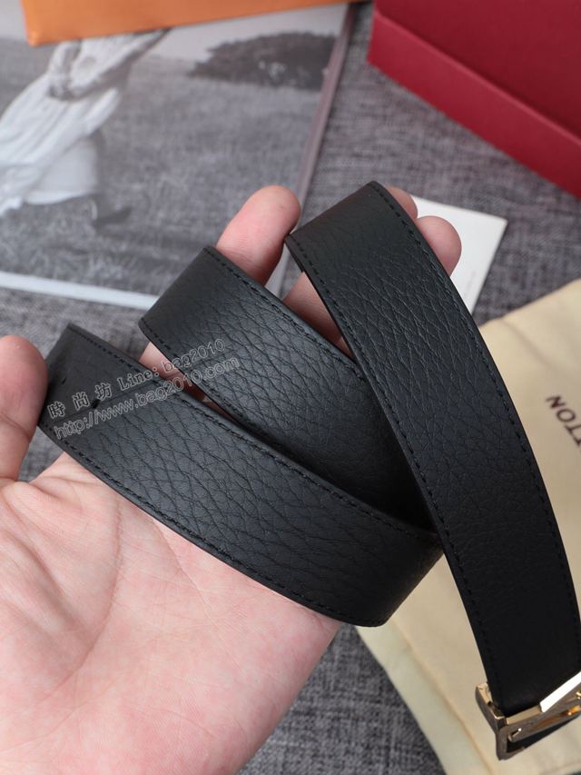 LV皮帶 經典LV腰帶系列 路易威登壓紋牛皮男士腰帶  xfp2118